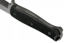 Couteau Fallkniven A1xb Expedition Knife Tungsten Carbide lame noire 16cm manche Thermorun noir + étui Zytel