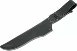 Couteau Fallkniven S1L Forest Knife lame 13cm manche thermorun noir + étui en cuir