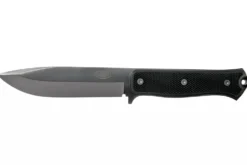 Couteau Fallkniven S1xb Tungsten Carbide lame noire 13cm manche Thermorun noir + étui Zytel