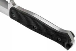 Couteau Fallkniven S1X Forest Knife lame satinée 13cm manche Thermorun noir + étui Zytel