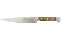 Couteau filet de sole flexible Güde Alpha Chêne 18cm en acier forgé