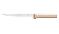 Couteau filet de sole Opinel Parallèle n°121 lame 18cm manche hêtre