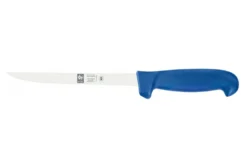 Couteau filet de sole professionnel Icel 20cm manche bleu