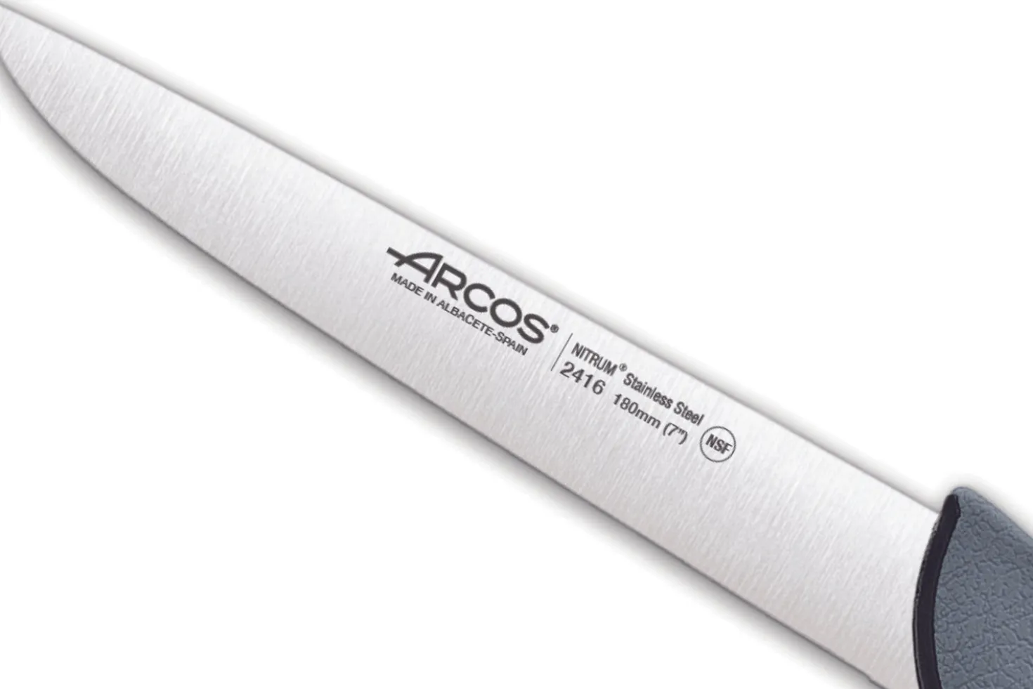 Couteau à filet professionnel Arcos Colour Prof 242500 lame 20cm manche en PP