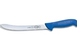 Couteau à filets semi flexible Dick Ergogrip pointe large manche bleu