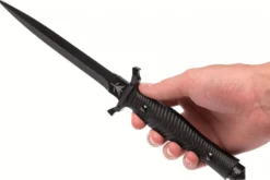 Couteau Fox Military Bellum 21711 lame 17,5cm manche G10 noir + étui
