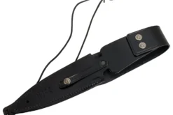 Couteau Fox Military Modras FX.508 lame 17,5cm manche G10 marron/noir + étui en cuir