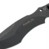 Couteau Fox Military Parus FX.9CM06 lame 17,5cm manche Forprene noir + étui en nylon + kit de survie