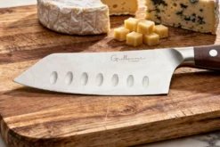 Couteau à fromage 12cm Guillaume Leonard Cuistot en acier inoxydable et bois de santal rouge