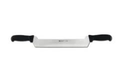 Couteau à fromage double manche professionnel Ambrogio Sanelli Supra noir