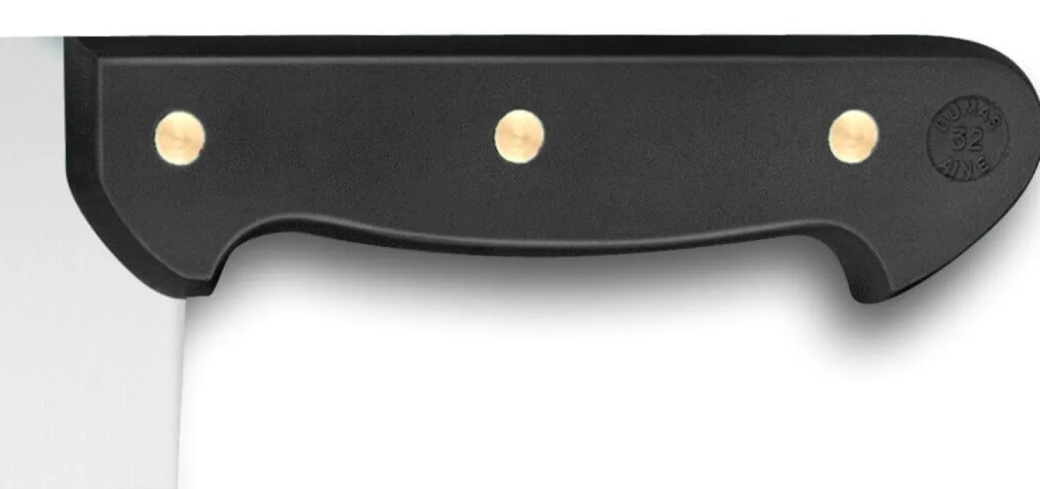 Couteau à fromage 2 manches rivetés 32 Dumas Affil noir 35cm