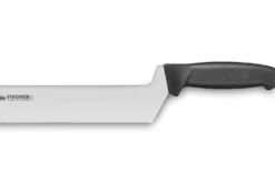 Couteau à fromage professionnel Fischer lame fine 33cm 2 manches noirs