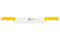 Couteau à fromage professionnel Icel 36cm double manche jaune