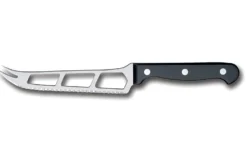 Couteau à fromage à pâte molle Fischer Bargoin lame crantée inox design 15cm