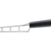 Couteau à fromage Triangle lame ajourée 14cm manche en green grip