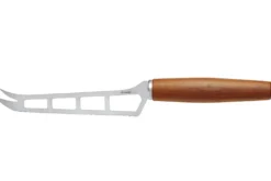 Couteau à fromage Triangle Sense lame ajourée 14cm manche prunier