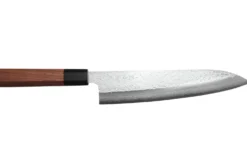 Couteau gyuto 21cm japonais artisanal Makoto Kurosaki VG7 Damas martelé