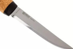 Couteau Helle Hellefisk H120 lame en inox 12,3cm manche en liège + étui en cuir