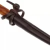 Couteau Helle Viking H096 lame en acier carbone 11cm manche en bois de bouleau + étui en cuir