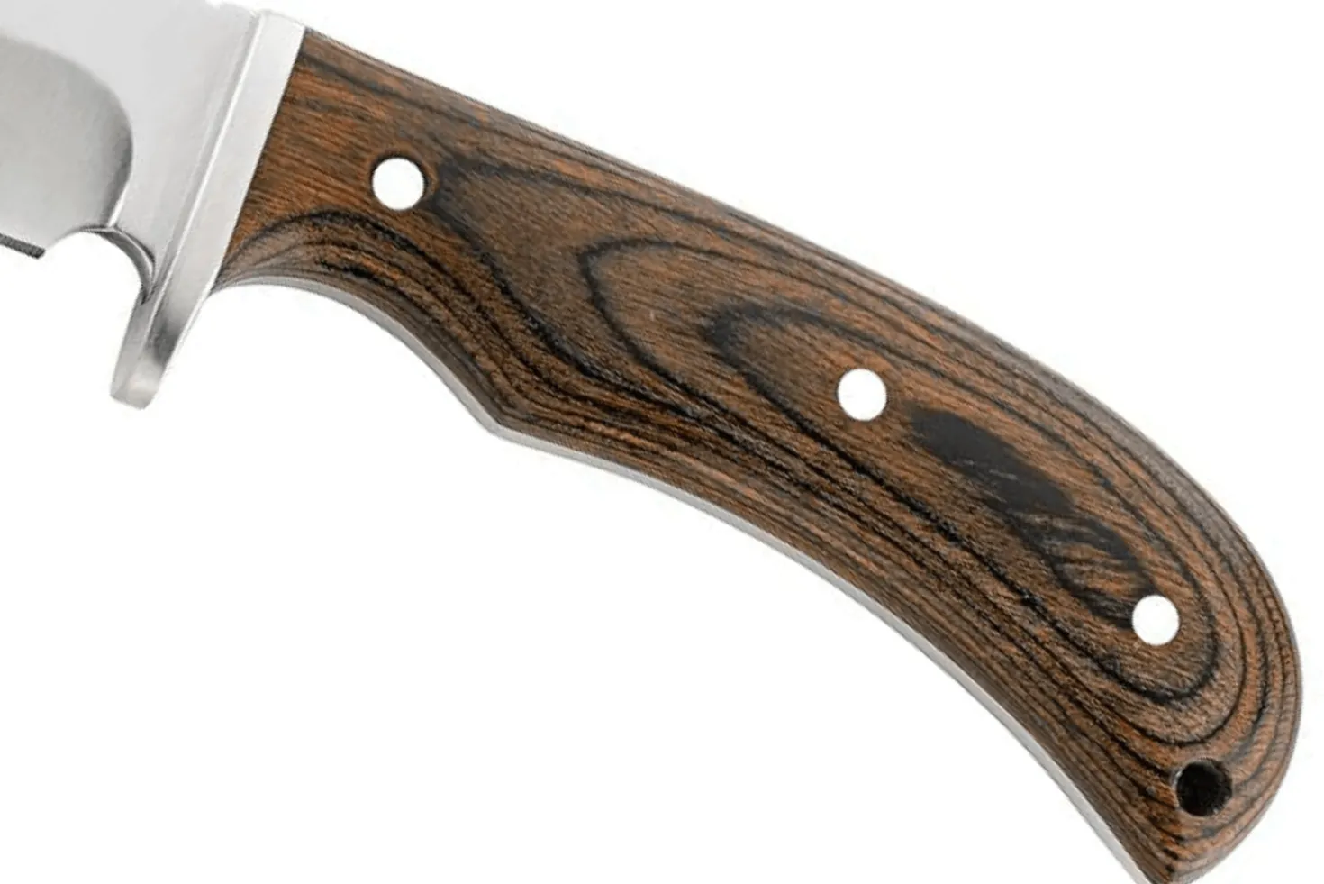 Couteau Herbertz 105811 lame en inox 10,8cm manche en bois de pakka avec étui en cuir