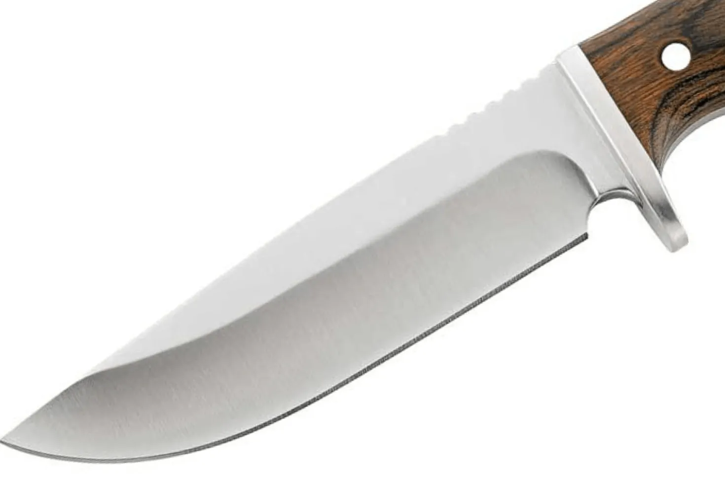 Couteau Herbertz 105811 lame en inox 10,8cm manche en bois de pakka avec étui en cuir