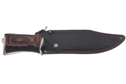 Couteau Herbertz 103727 lame en inox 27cm manche en bois de pakka avec étui