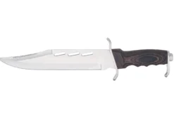Couteau Herbertz 105928 lame en inox 28cm manche en pakkawood avec garde + étui