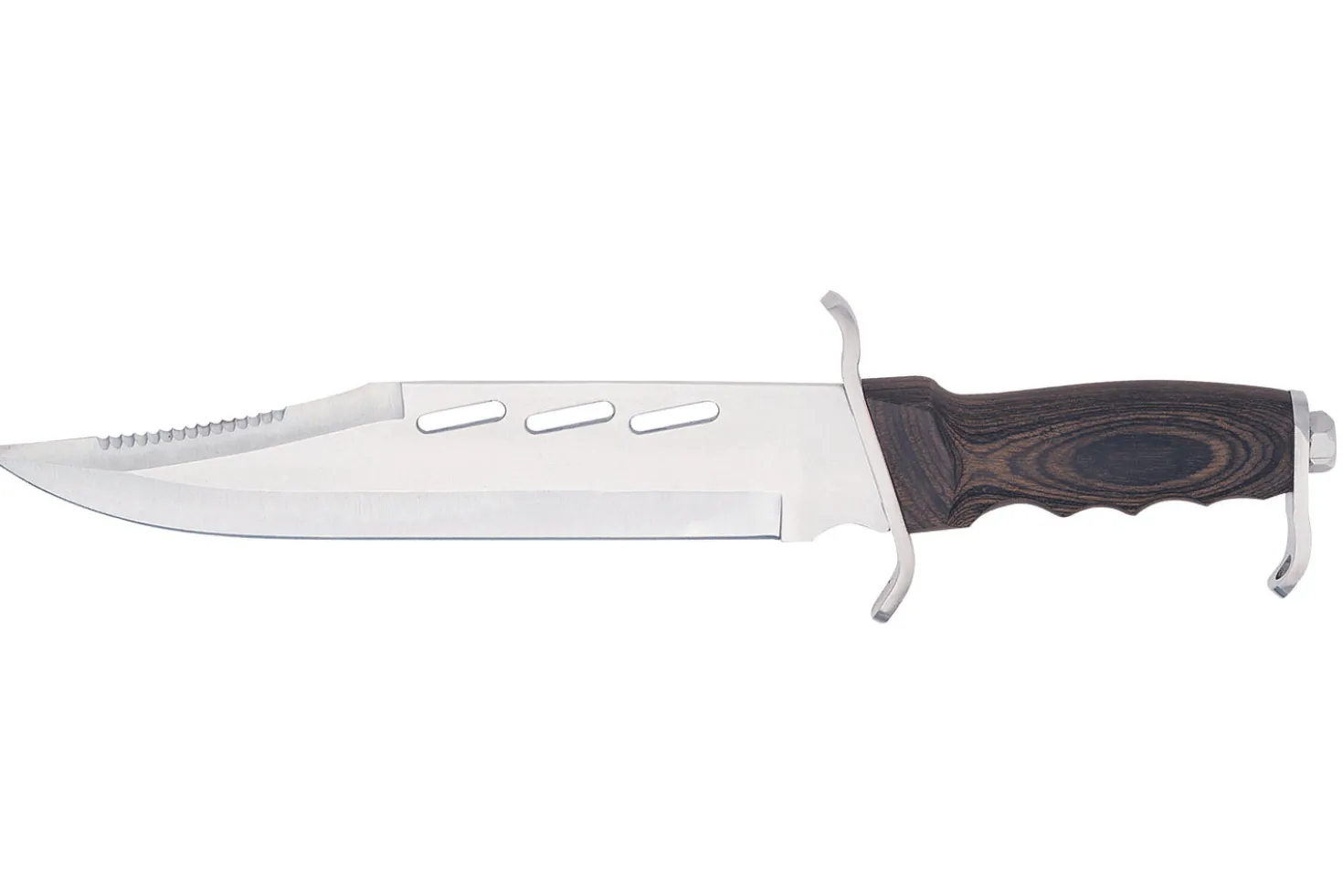 Couteau Herbertz 105928 lame en inox 28cm manche en pakkawood avec garde + étui