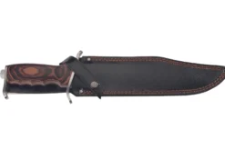 Couteau Herbertz 105928 lame en inox 28cm manche en pakkawood avec garde + étui