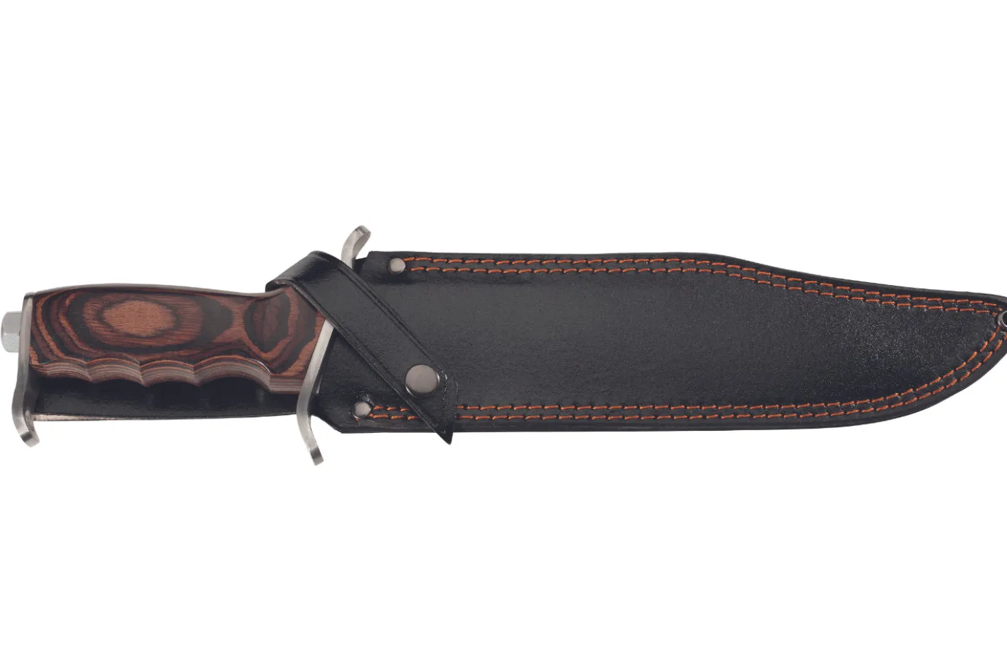 Couteau Herbertz 105928 lame en inox 28cm manche en pakkawood avec garde + étui