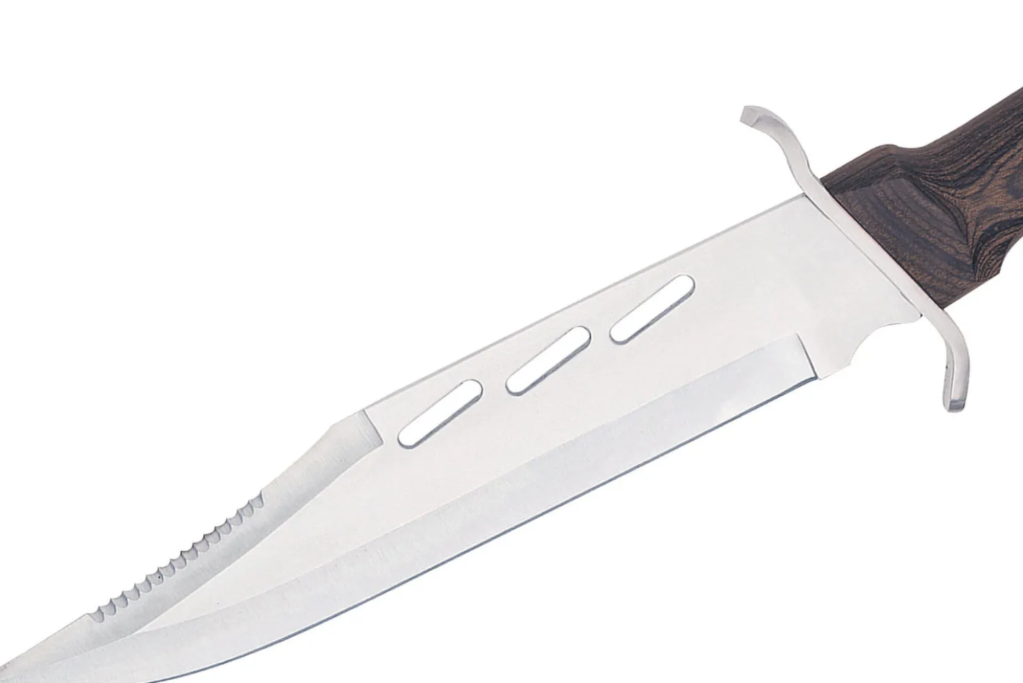 Couteau Herbertz 105928 lame en inox 28cm manche en pakkawood avec garde + étui