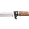 Couteau Herbertz 110311 lame en inox 10,8cm manche en bois de racine avec étui en cuir