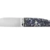 Couteau à huître Charles Canon manche en coquille de moules fabriqué en France + coffret en bois