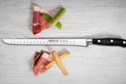 Couteau à jambon Arcos Riviera forgé lame alvéolée 25cm