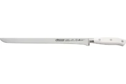Couteau à jambon forgé Riviera White Arcos lame flexible 30cm acier NITRUM®