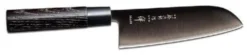 Couteau japonais Santoku Tojiro Zen Black lame 17cm