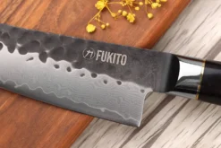 Couteau kiritsuke 15cm Fukito Ébène Damas VG10