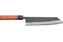 Couteau kiritsuke 24cm japonais artisanal Masashi Yamamoto BS1 Black Nashiji