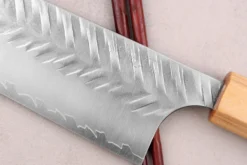 Couteau kiritsuke 21cm japonais artisanal Yoshimi Kato SPG Strix V-Tsuchime