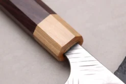 Couteau kiritsuke 21cm japonais artisanal Yoshimi Kato SPG Strix V-Tsuchime