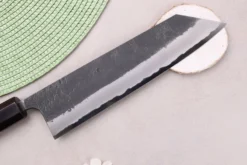 Couteau kiritsuke 21cm japonais artisanal Masashi Yamamoto BS1 Black Nashiji