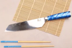 Couteau kiritsuke 20cm Kutoyama Blue Wave
