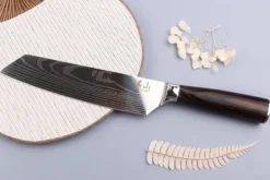 Couteau kiritsuke 19cm Kutoyama Black Pakka