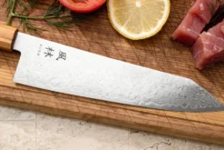 Couteau kiritsuke gyuto 21cm japonais Yuzo Ryuho Damas SG2