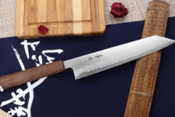 Couteau kiritsuke japonais artisanal Kagekiyo Tedukuri 24cm