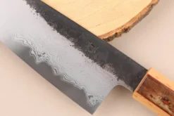 Couteau ko bunka 13,5cm japonais artisanal Hado Sumi B1D manche en cerisier