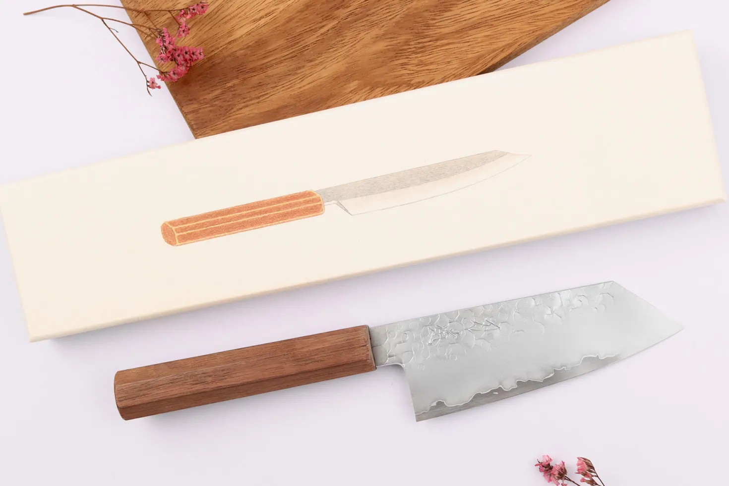 Couteau ko bunka 13,5cm japonais artisanal Hado Shiosai SG2