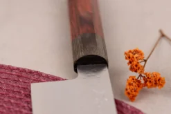 Couteau ko-bunka 13cm japonais artisanal Hado Shiosai VG10 manche bois de pakka
