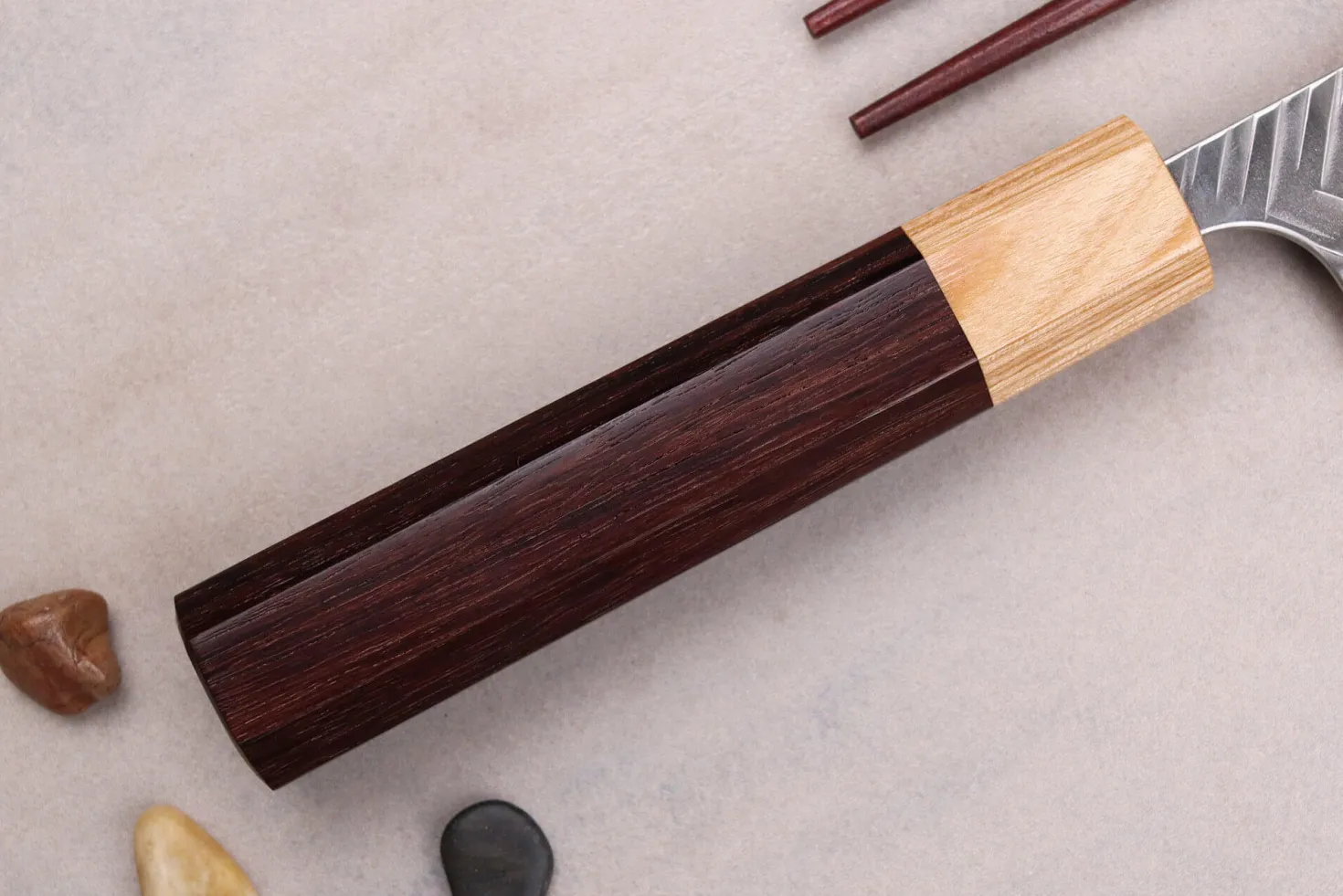 Couteau ko-bunka 13cm japonais artisanal Yoshimi Kato SG2 V-Tsuchime