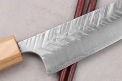Couteau ko-bunka 13cm japonais artisanal Yoshimi Kato SG2 V-Tsuchime